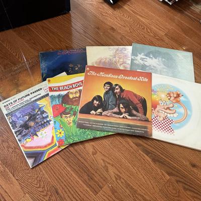 LOT 121L: Various Artists on Vinyl including The Monkees, Grateful Dead, Beach Boys and More!