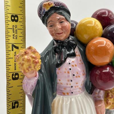Vintage Royal Doulton Biddy Pennyfarthing English Porcelain Figurine