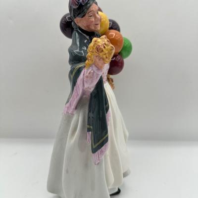 Vintage Royal Doulton Biddy Pennyfarthing English Porcelain Figurine