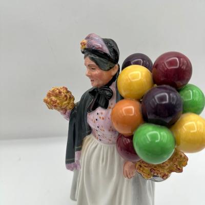 Vintage Royal Doulton Biddy Pennyfarthing English Porcelain Figurine