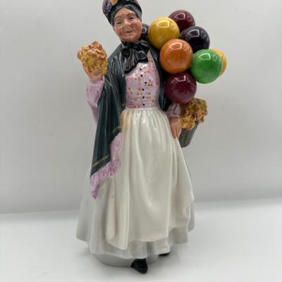 Vintage Royal Doulton Biddy Pennyfarthing English Porcelain Figurine