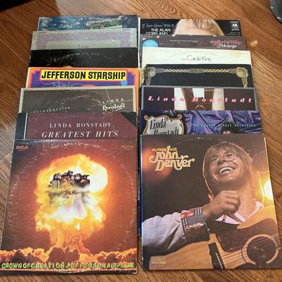 LOT 123L: Various Artists on Vinyl including Linda Ronstadt, Jefferson Airplane and Many More!
