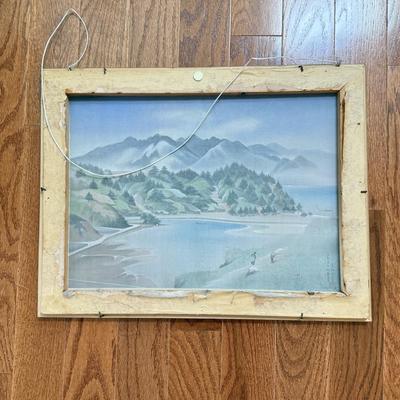 LOT 141L: Vintage Asian Artwork: Landscape Scenes
