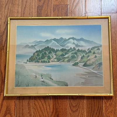 LOT 141L: Vintage Asian Artwork: Landscape Scenes