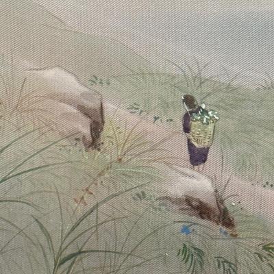 LOT 141L: Vintage Asian Artwork: Landscape Scenes