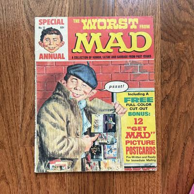LOT 142L: 1960s-1970s Vintage Mad Magazines
