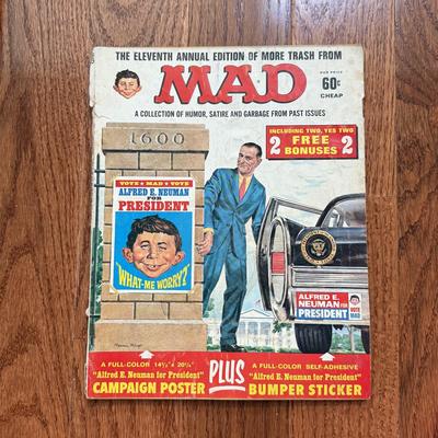 LOT 142L: 1960s-1970s Vintage Mad Magazines