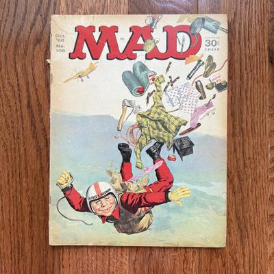 LOT 143: 1960s Vintage Mad Magazines
