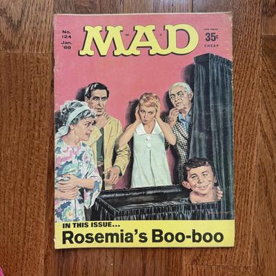 LOT 143: 1960s Vintage Mad Magazines