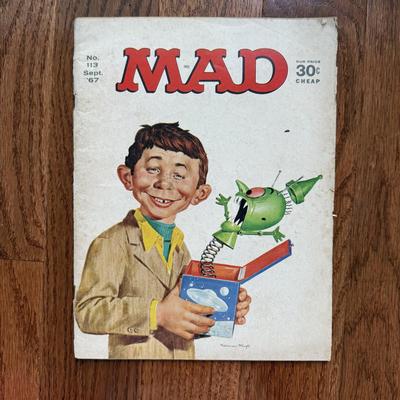 LOT 143: 1960s Vintage Mad Magazines