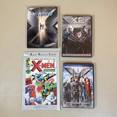 LOT 146D: X-Men Collection: Original Movie Trilogy DVDs & Reprint of 1960s Comic