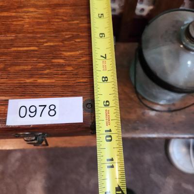 Vintage Wooden Machinist Jeweler Chest 20x9x13