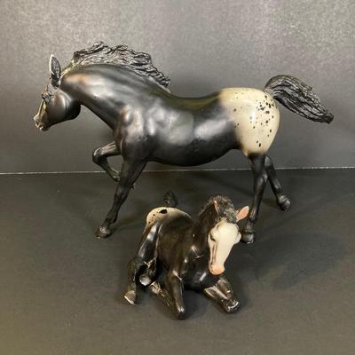 LOT 244: Collection of Black and White Breyer Molding Co. Horse Figurines
