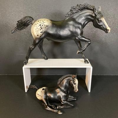 LOT 244: Collection of Black and White Breyer Molding Co. Horse Figurines