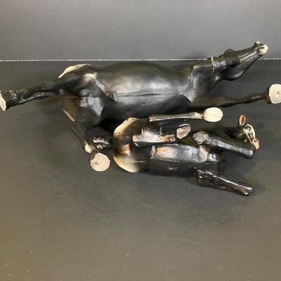 LOT 244: Collection of Black and White Breyer Molding Co. Horse Figurines