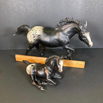 LOT 244: Collection of Black and White Breyer Molding Co. Horse Figurines