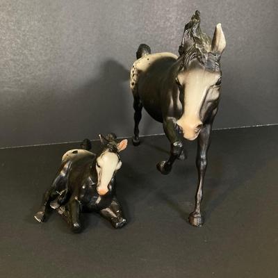 LOT 244: Collection of Black and White Breyer Molding Co. Horse Figurines