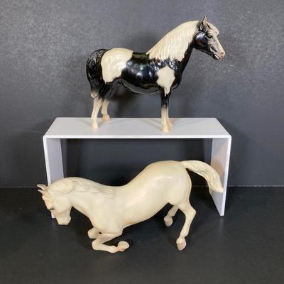 LOT 244: Collection of Black and White Breyer Molding Co. Horse Figurines