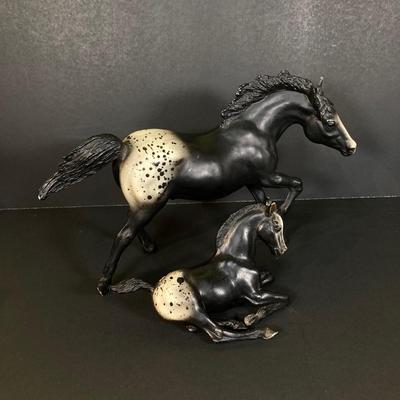 LOT 244: Collection of Black and White Breyer Molding Co. Horse Figurines