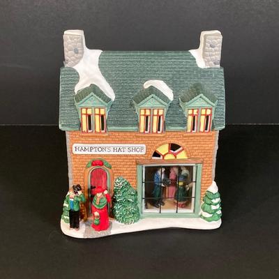 LOT 246: Decorative Villages - Dept. 56, Lemax and Victorian Village - "Knottinghill Church", Mill Creek Crossing, Garage...
