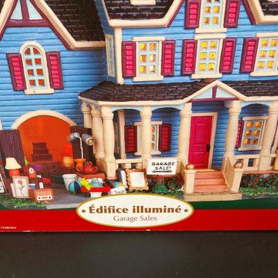 LOT 246: Decorative Villages - Dept. 56, Lemax and Victorian Village - "Knottinghill Church", Mill Creek Crossing, Garage...