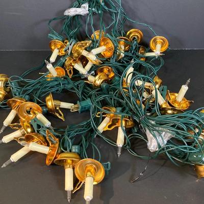 LOT 247: Holiday / Christmas Decor Collection - Foil Decorations, Glass and Plastic Ornaments, Plastic Candy Garland, Mikasa Plate,...