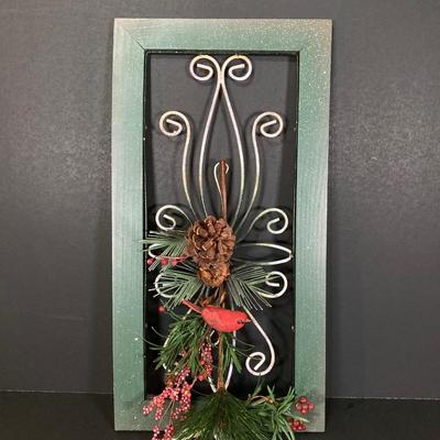 LOT 247: Holiday / Christmas Decor Collection - Foil Decorations, Glass and Plastic Ornaments, Plastic Candy Garland, Mikasa Plate,...