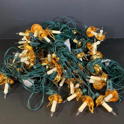 LOT 247: Holiday / Christmas Decor Collection - Foil Decorations, Glass and Plastic Ornaments, Plastic Candy Garland, Mikasa Plate,...