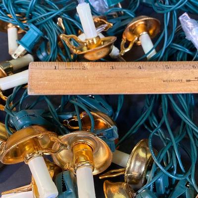 LOT 247: Holiday / Christmas Decor Collection - Foil Decorations, Glass and Plastic Ornaments, Plastic Candy Garland, Mikasa Plate,...