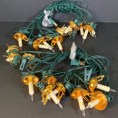 LOT 247: Holiday / Christmas Decor Collection - Foil Decorations, Glass and Plastic Ornaments, Plastic Candy Garland, Mikasa Plate,...