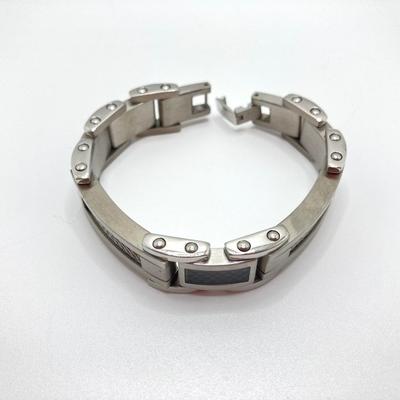 LOT 248: Stainless Steel Bracelet, American's Heroes Fire Dept Boston Belt Buckle and More