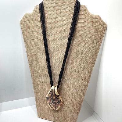 LOT 249: Premier and Made in Murano Glass Seed Bead Pendant Jewelry Collection