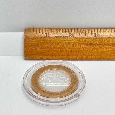 LOT 255: Palms (A Maloof Casino Resort) / N9NE Steak House .999 Fine Silver Limited Edition Token Chip in Protective Cover