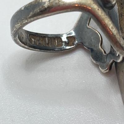 LOT 258: Collection of Silver and Turquoise Jewelry - Sterling Sz 4 Ring Included