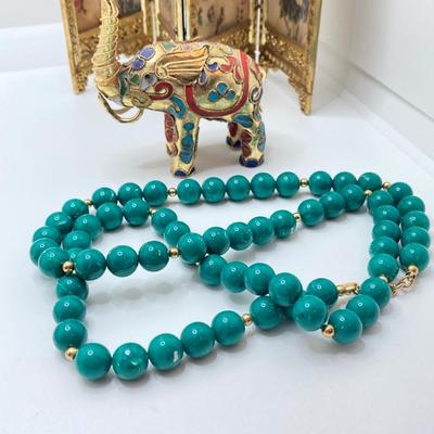 LOT 259: Asian Themed Collection and Beaded Necklaces - Monet Included