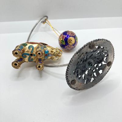 LOT 259: Asian Themed Collection and Beaded Necklaces - Monet Included