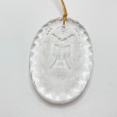 LOT 260: Waterford Crystal Ornament Collection - 1981, 1982, 1983 and 1984 in Original Pouches and Cases