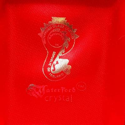 LOT 260: Waterford Crystal Ornament Collection - 1981, 1982, 1983 and 1984 in Original Pouches and Cases