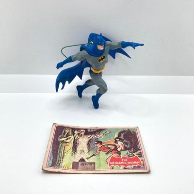 LOT 262: Vintage Darth Vader Mask, Star Wars Trilogy VHS Set, Hallmark Batman / Indiana Jones Ornaments and "The Menacing...