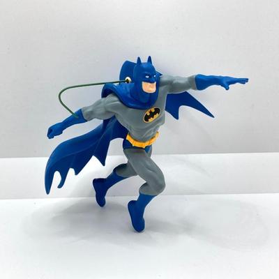 LOT 262: Vintage Darth Vader Mask, Star Wars Trilogy VHS Set, Hallmark Batman / Indiana Jones Ornaments and "The Menacing...