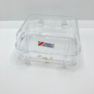 LOT 263: Sweet Collection of Miniature Artwork / Paintings by Artist Ed Steelman in Clear Plastic Storage Container