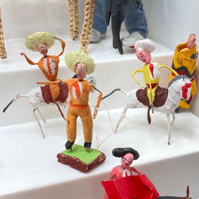 LOT 264: Large Collection of Figurines - Mexican Folk Art, Native American and More