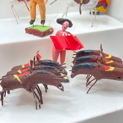 LOT 264: Large Collection of Figurines - Mexican Folk Art, Native American and More