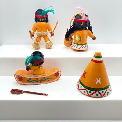 LOT 264: Large Collection of Figurines - Mexican Folk Art, Native American and More