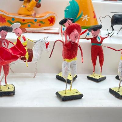 LOT 264: Large Collection of Figurines - Mexican Folk Art, Native American and More