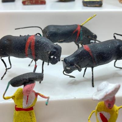 LOT 264: Large Collection of Figurines - Mexican Folk Art, Native American and More