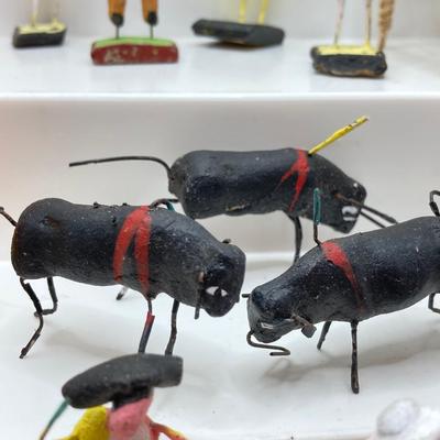 LOT 264: Large Collection of Figurines - Mexican Folk Art, Native American and More