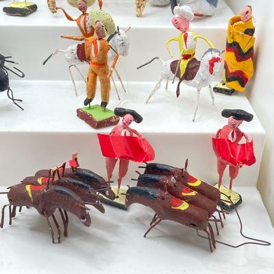 LOT 264: Large Collection of Figurines - Mexican Folk Art, Native American and More
