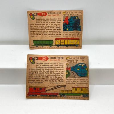 LOT 265: Collection of Bronze Decorative Pencil Sharpeners and Vintage Train and Ship Collectible Cards