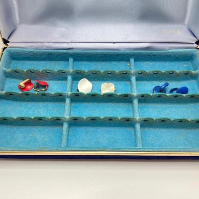 LOT 268: Flora Book Style Storage filled with Large Collection of Fashion Jewelry - Art and Huppke Included